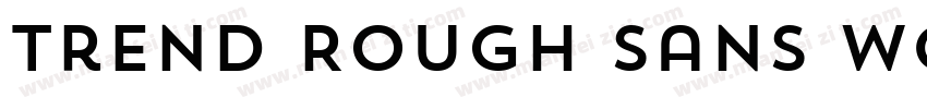 Trend Rough Sans W05 Five字体转换